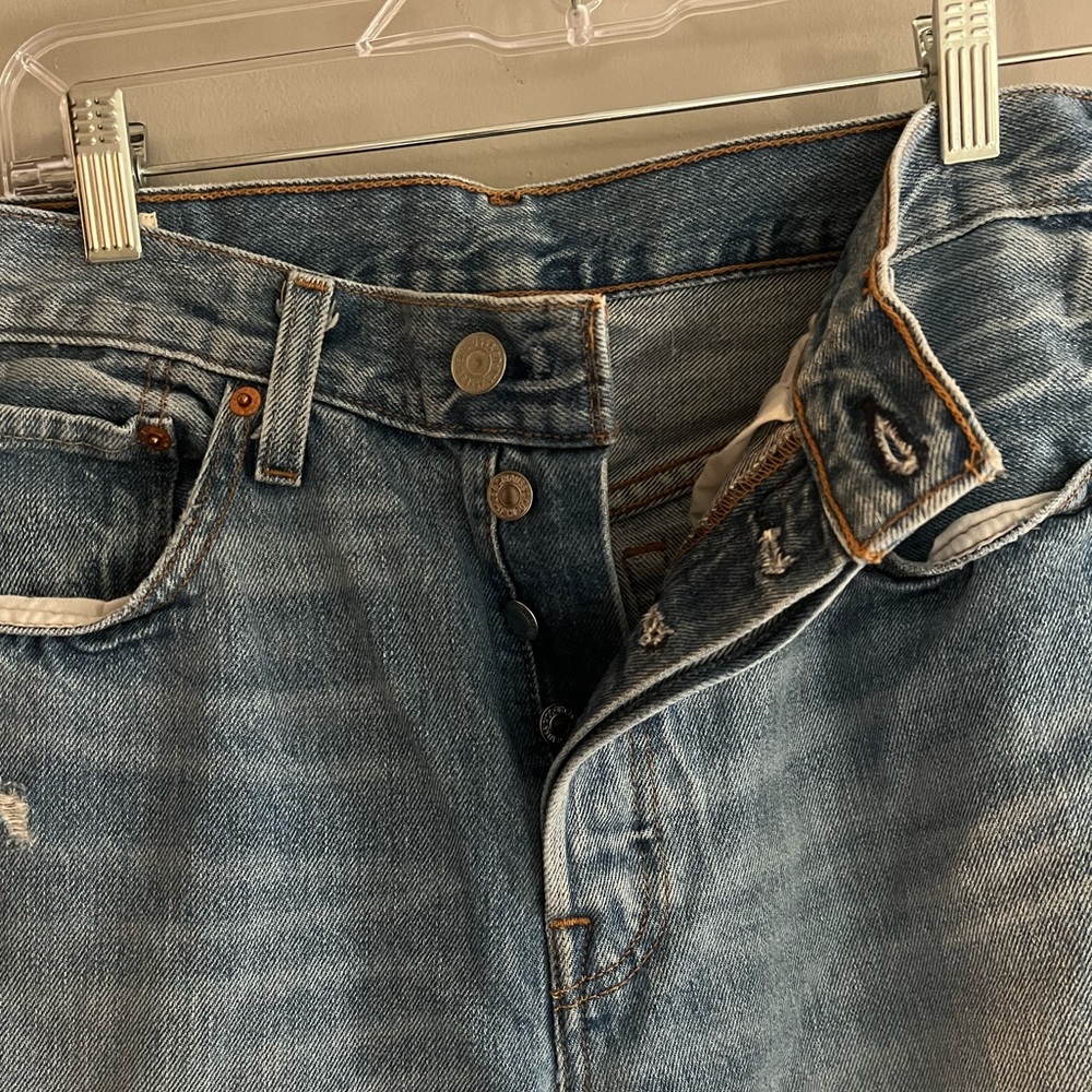 Levi’s button fly jeans